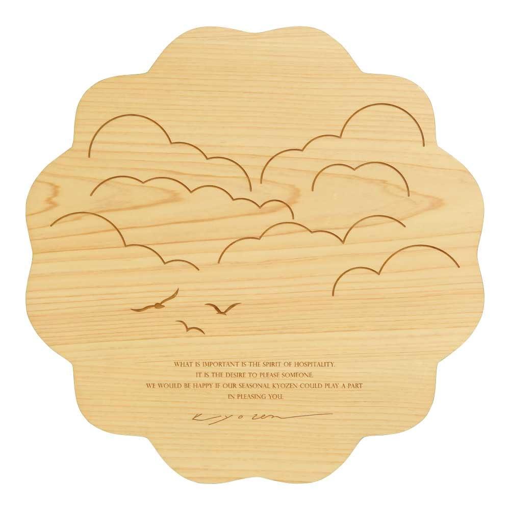 ヤマコー 響膳 型抜き料理トレー 夏 Φ36xt0.6cm 38201