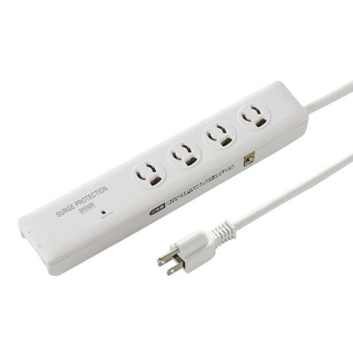 125V/15Ax2m水道栓(4口/電話を掛ける伝達ルート雷かばい立て付)  260×50×34(H)粍
