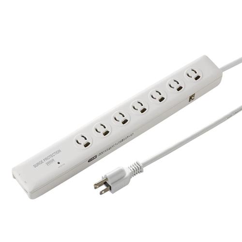 125V/15Ax2m水道栓(7口/電話を掛ける伝達ルート雷かばい立て付)  365×50×34(H)粍