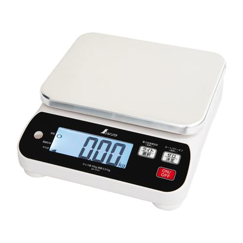 20.0kg(10g)雨合羽・防塵デジタルはかり  224×176粍