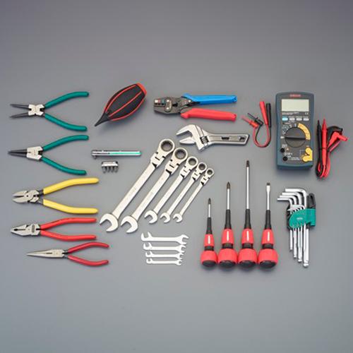 [39個組]エレベーター保守用工具セット 415(W)×205(D)×280(H)mm