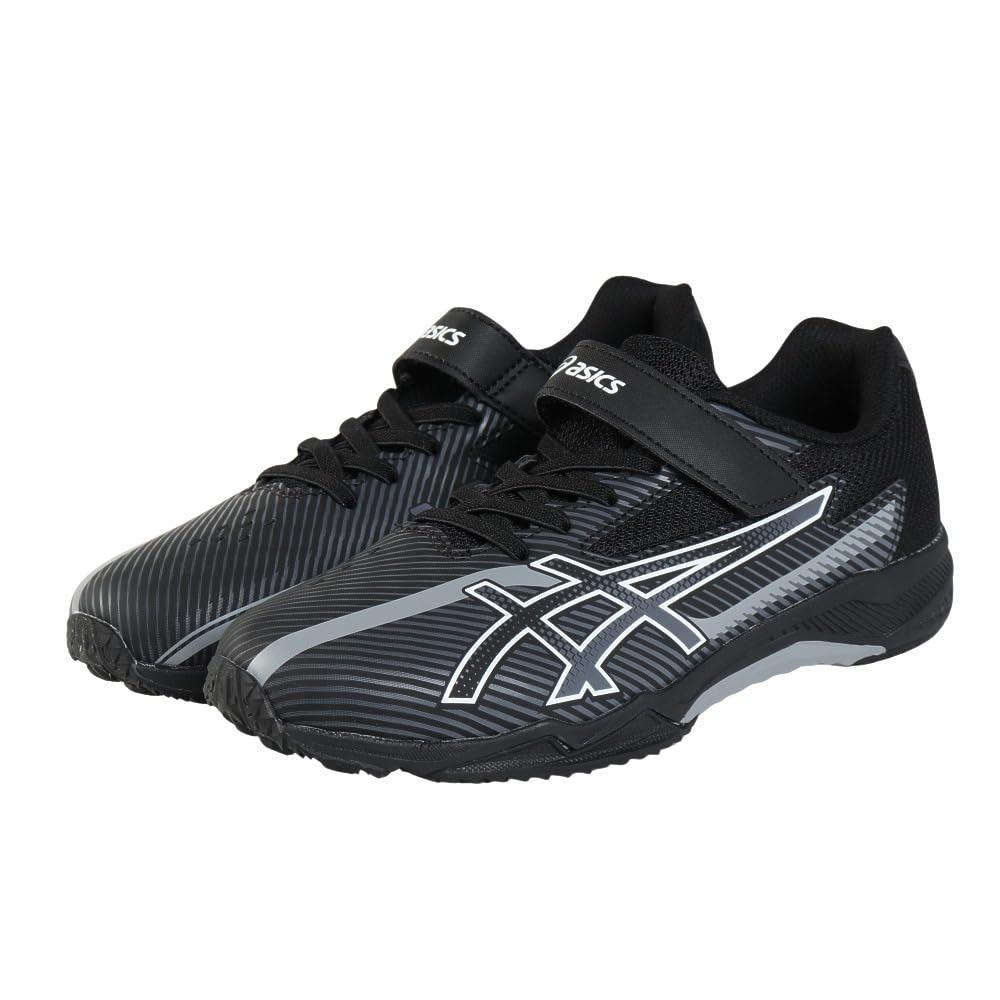 [レーザービーム] 運動靴 asics 1本ベルト SK-MG-B 25 キッズ 001(ブラック/ホワイト) 22.0 cm 3E