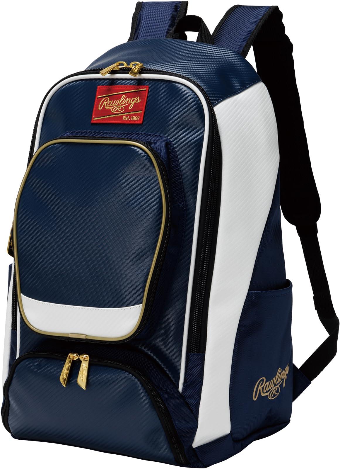 [Rawlings] バックパック EBP13S10 ネイビー/ホワイト W34×H54×D21cm