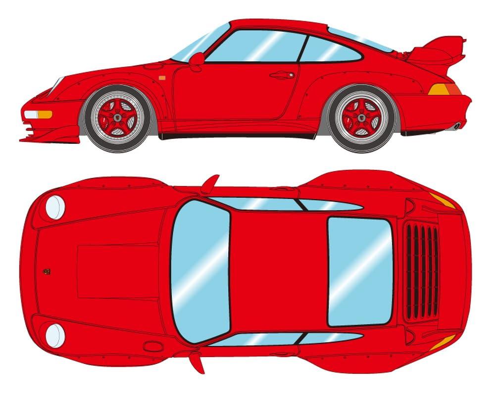 VISION 1/43 ポルシェ 911 (993) GT2 ストリート 1996 ガーズレッド (レッドホイール) 完成品 VM114I|ポッチ