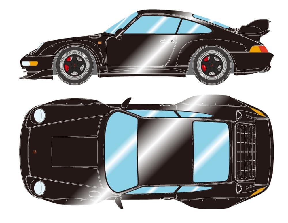 VISION 1/43 ポルシェ 911 (993) GT2 ストリート 1996 メタリックブラック (ブラックホイール) 完成品 VM114J|ポッチ