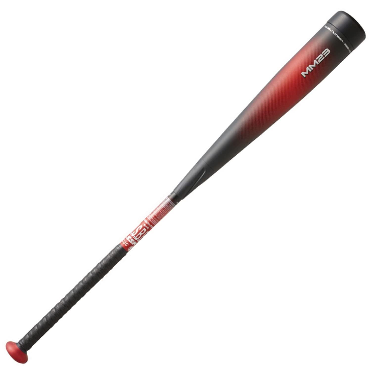 SSK(エスエスケイ) 野球 軟式FRP製バット MM23 ブラック×レッド(9020) 85cm(740g平均)