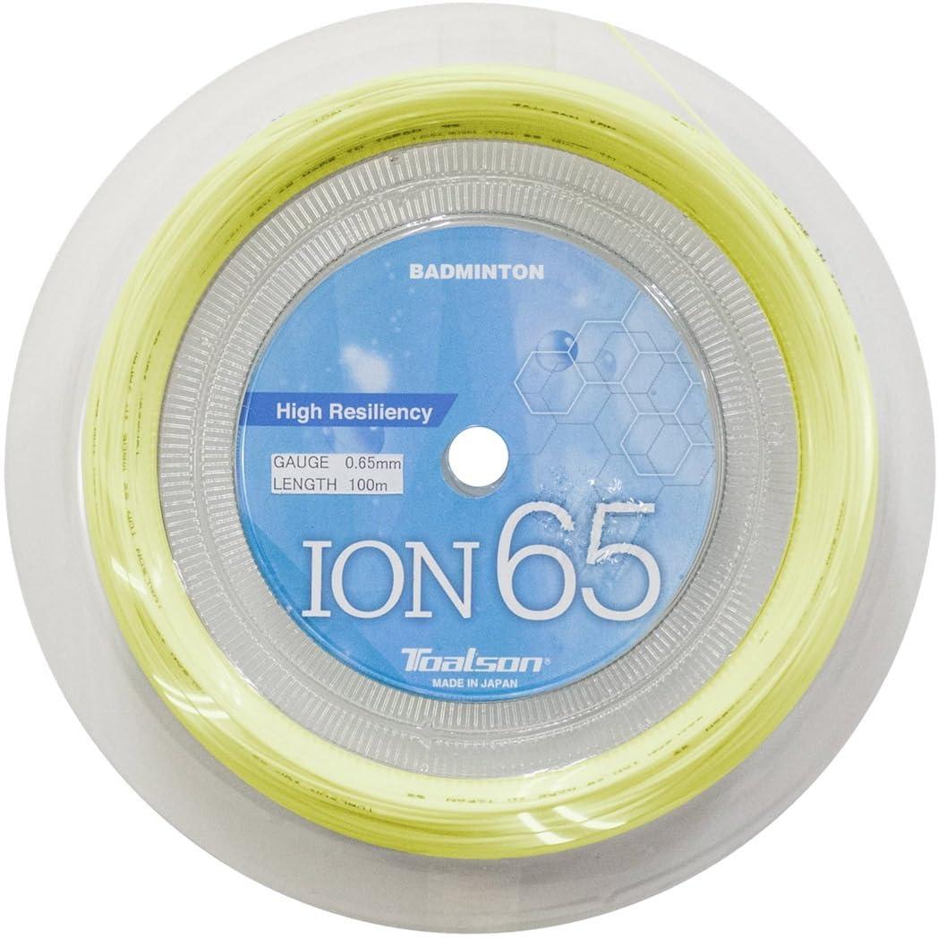 トアルソン TOALSON ガット バドミントン用 渦巻形 イオン 65 (ION 65) 841651Y オプティックイエロー