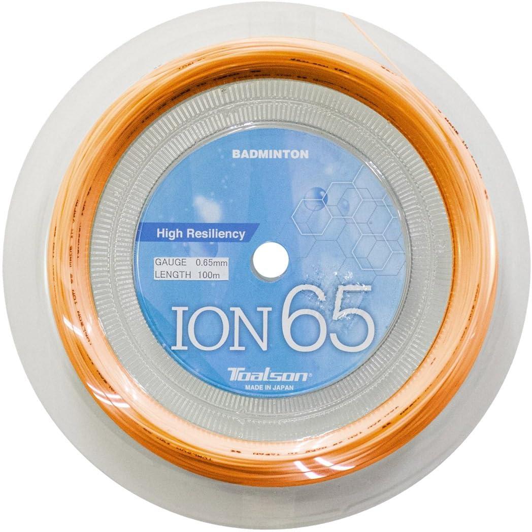 トアルソン TOALSON ガット バドミントン用 渦巻形 イオン 65 (ION 65) 841651O オレンジ色