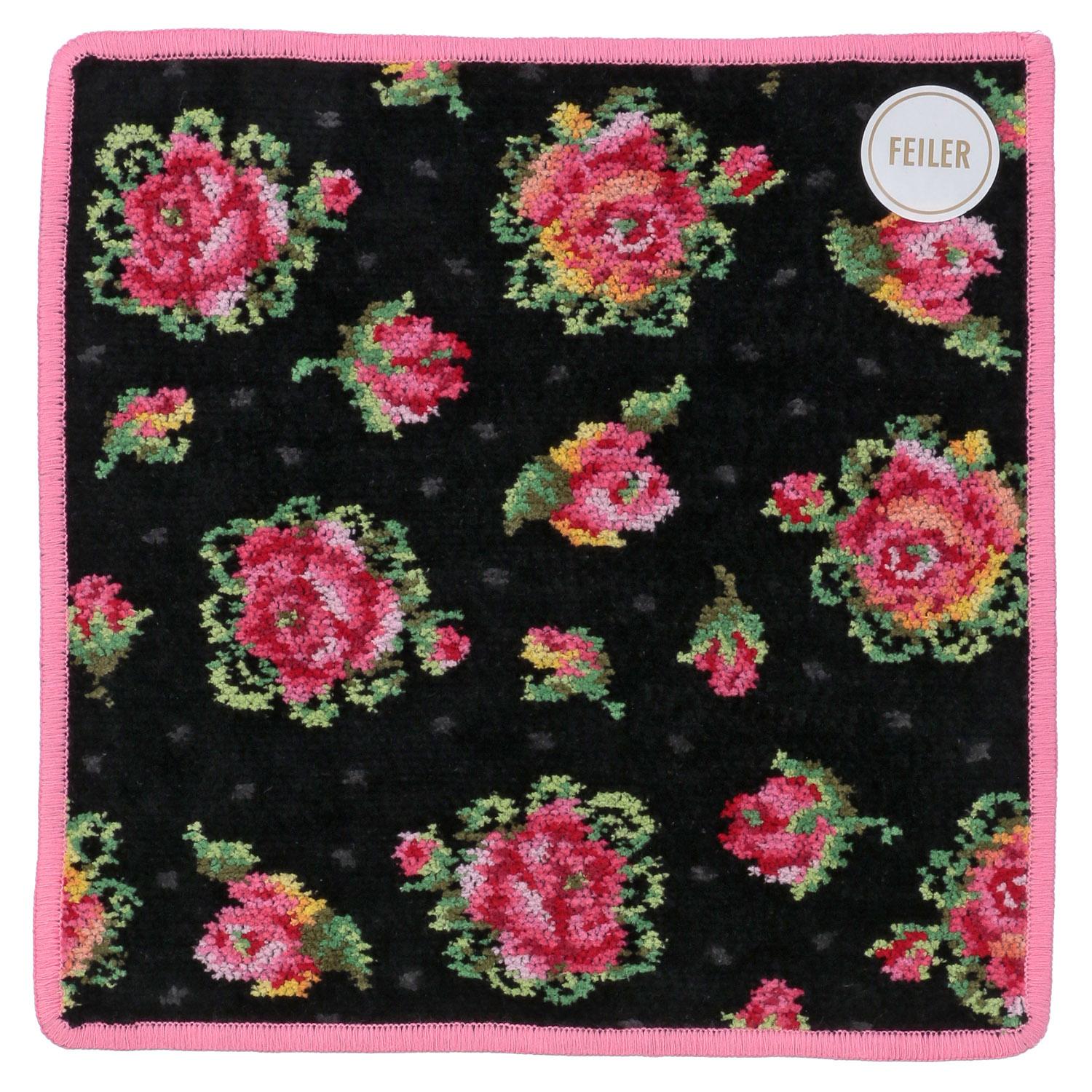 ♥新品未使用！FEILER レーシーローズドット ハンカチタオルとメガネケース 楽天市場】フェイラー レーシーローズドット タオルハンカチ