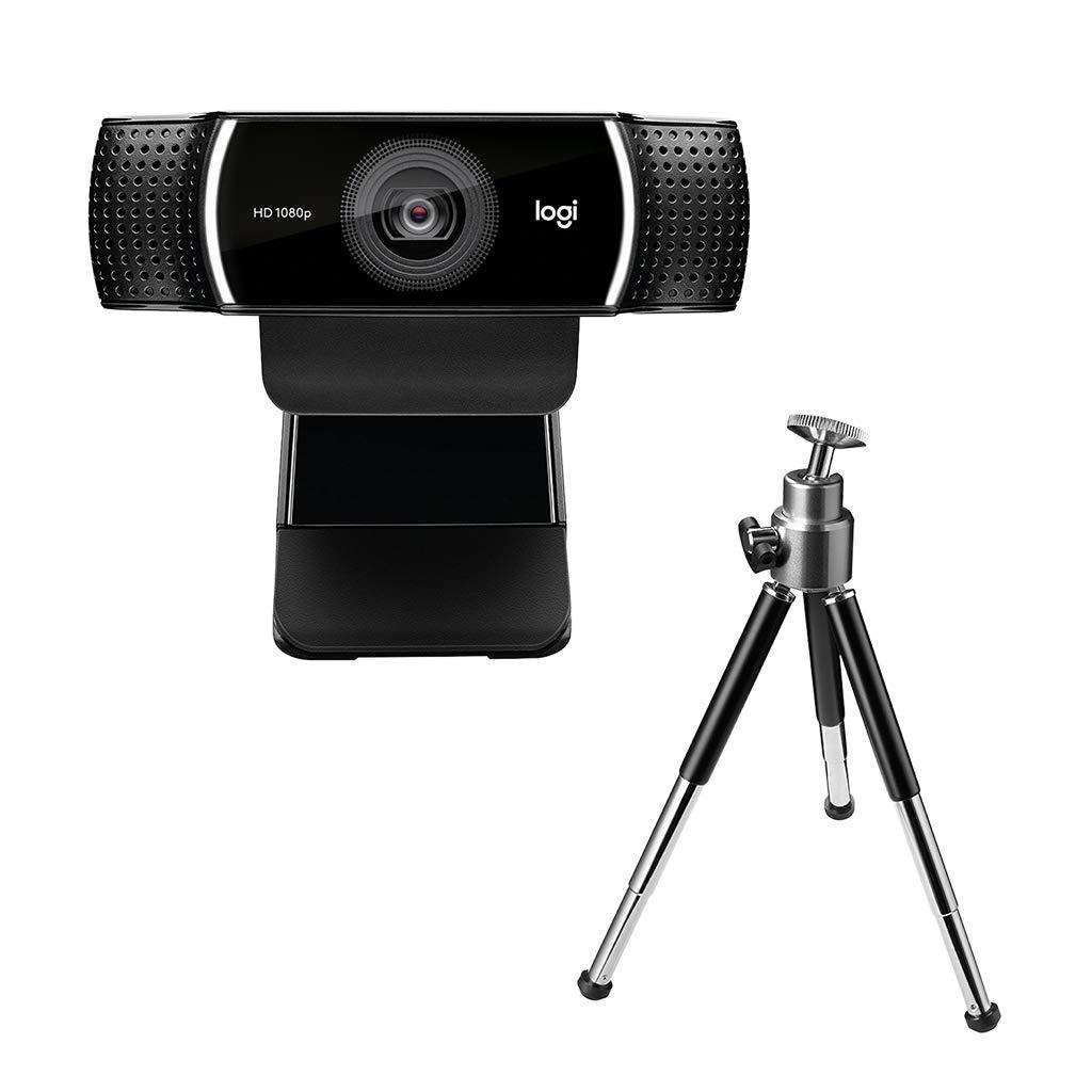 ロジクール Webカメラ C922n フルHD 1080P ストリーミング 撮影用 三脚 スタンド 付き オートフォーカス ステレオ マイク ウェブカメラ ウェブカム PC Mac ノートパソコン Zoom Skype 国内正規品 2年間メーカー保...