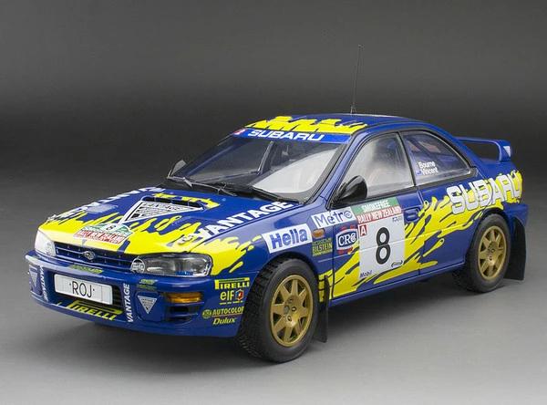5528 SUNSTAR 1/18 スバル インプレッサ 555 1997年ラリー・オブ・ニュージーランド 1997 #8 P.ボーン