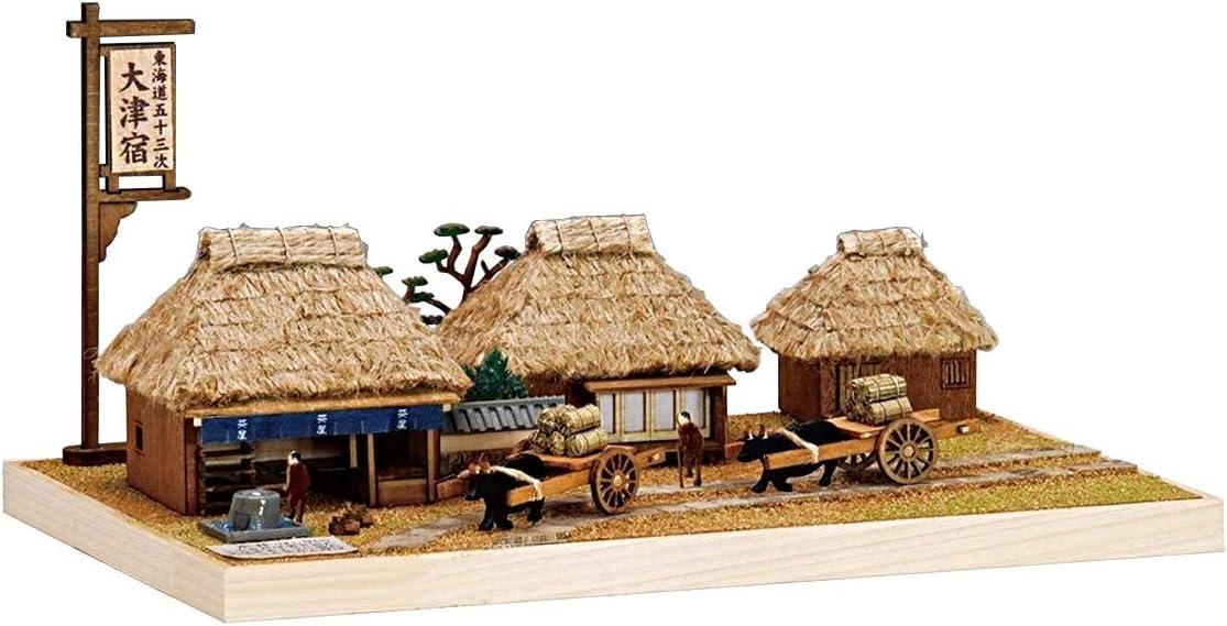 ウッディジョー 東海道五十三次 大津宿 木製模型 組み立てキット (情景)
