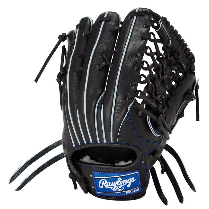 ローリングス(Rawlings) ベイスボール用 グローヴ 地球儀 硬式 HOH? JAPAN GH5FHJR89 外野手手用 黒いこと 12.75in ※左投げ用