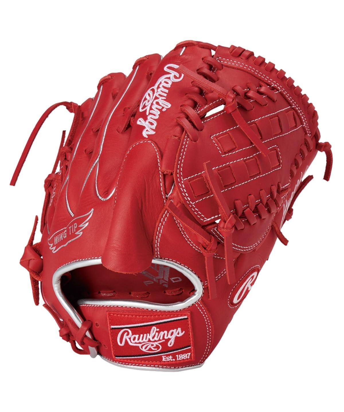 ローリングス(Rawlings) 野球用 グラブ グローブ 軟式 HYPER TECH COLOR SYNC GR5FHTCA15W 投手用 スカーレット 11.75インチ ※右投げ用