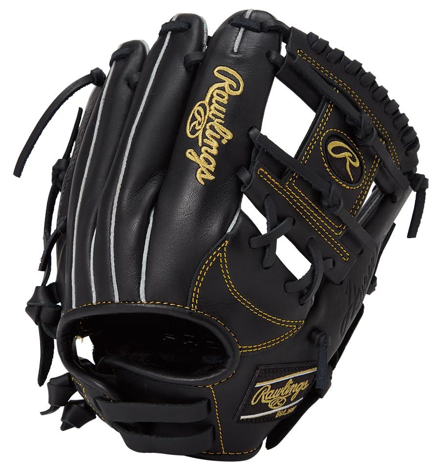 ローリングス(Rawlings) 野球用 グラブ グローブ ジュニア JR. 子供 HYPER TECH R9 SERIES GJ5FR9BFS オールラウンド用 ブラック Sインチ ※右投げ用｜ポッチ
