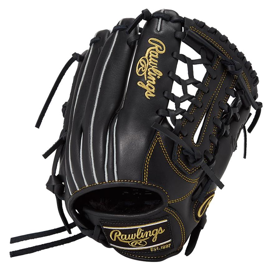 ローリングス(Rawlings) 野球用 グラブ グローブ ジュニア JR. 子供 HYPER TECH R9 SERIES GJ5FR9N8L オールラウンド用 ブラック Lインチ ※右投げ用