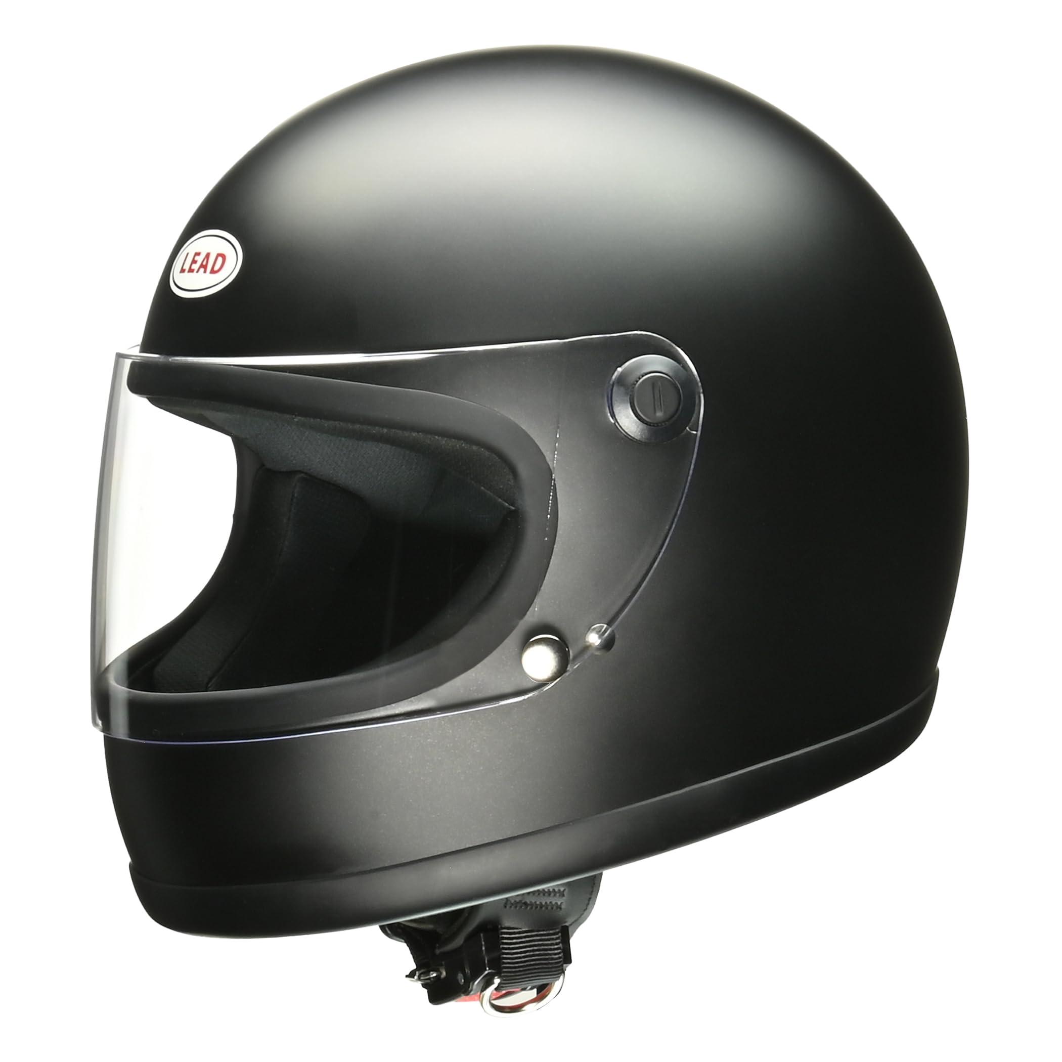 リード工業(LEAD) バイク用 ヘルメット フルフェイス RX-100RII マットメタリックブラック フリーサイズ (57-60cm未満) 着脱式メッシュ内装 ワンタッチバックル 全排気量対応