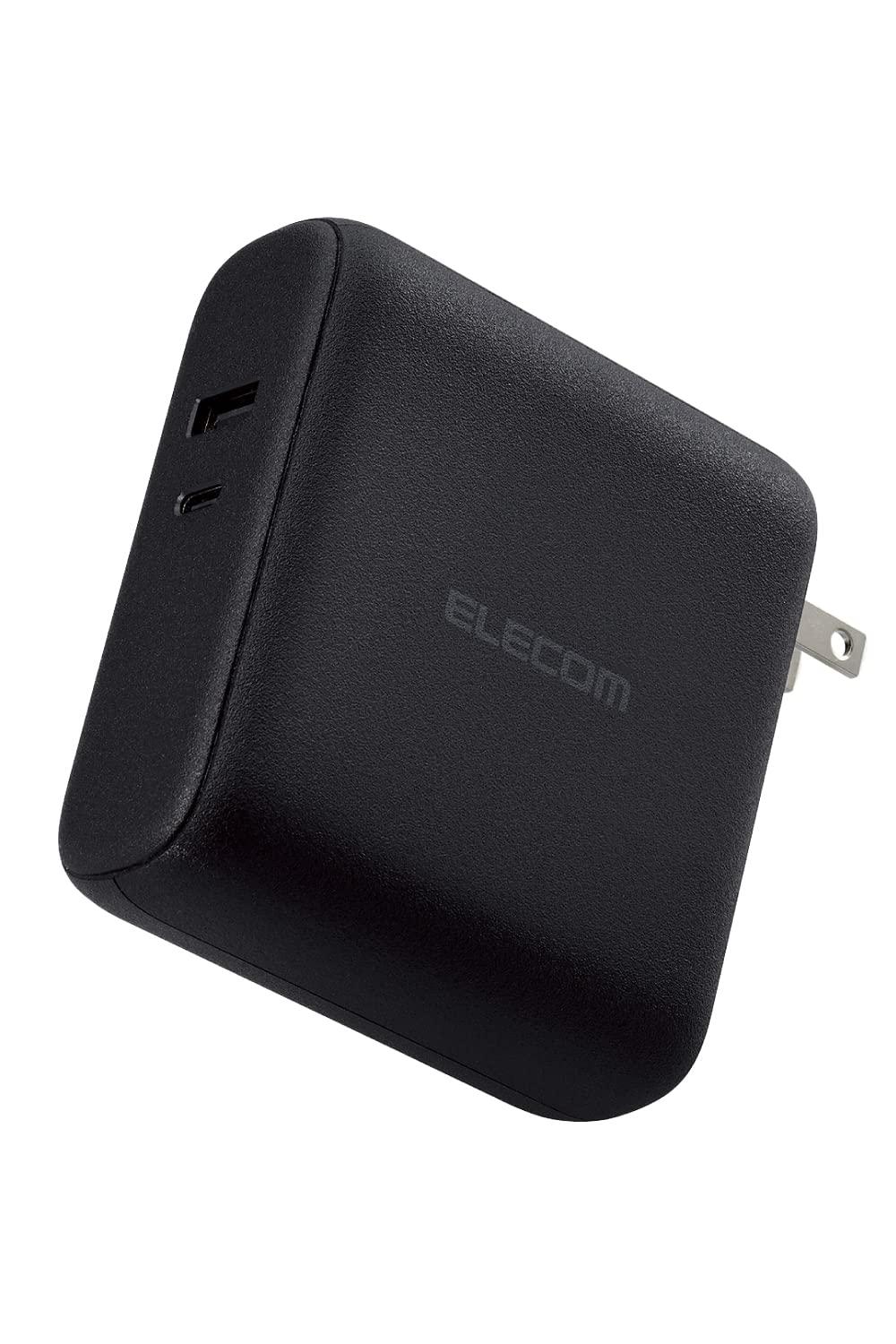 エレコム モバイルバッテリー コンセント一体型 大容量 10000mAh USB PD対応 20W出力 2ポート Type-C×1 USB-A×1 折りたたみ式プラグ 機内持ち込み可 [iPhone Android NINTENDO SWITCH等...
