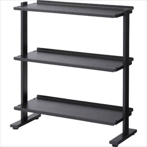 ＜東谷＞DIS-73BK2WAYラック3DW80.5×D31×H85.5/91組立式