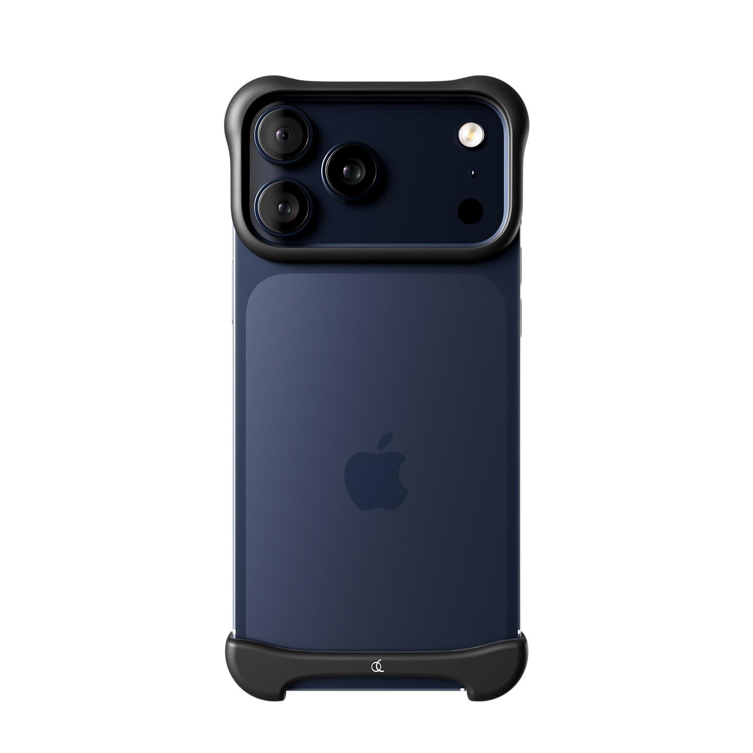 Arc Pulse iPhone 17 Pro 用 ケース アルミ バンパー [ 航空宇宙グレード A7075 アルミ合金 超々ジュラルミン 耐衝撃 衝撃吸収 二層レイヤー スライドオン装着 Magsafe対応 ] アルミ・マットブラック AC28...｜ポッチ