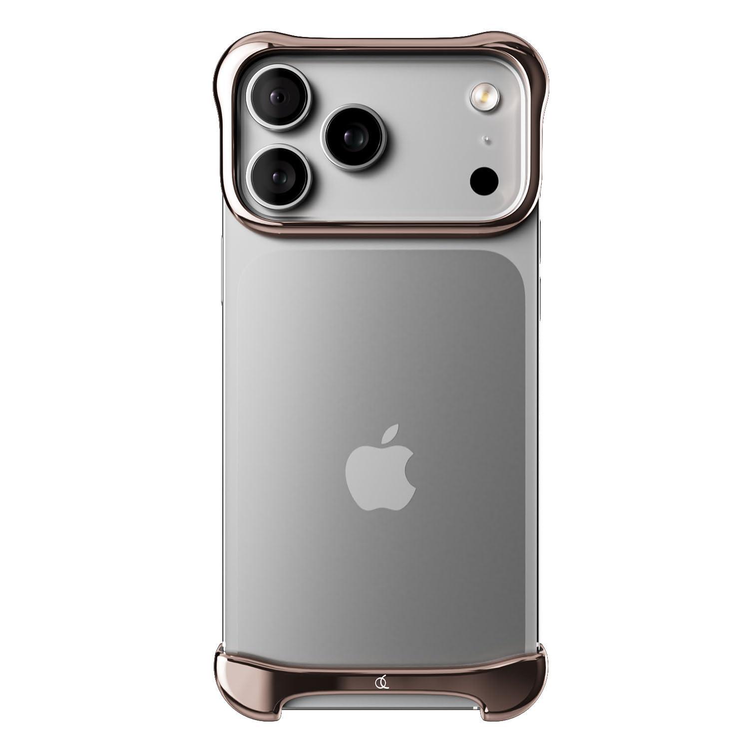 Arc Pulse iPhone 17 Pro Max 用 ケース アルミ バンパー [ 航空宇宙グレード A7075 鏡面加工 PVDコーティング アルミ合金 超々ジュラルミン 耐衝撃 衝撃吸収 二層レイヤー スライドオン装着 Magsafe対応...｜ポッチ
