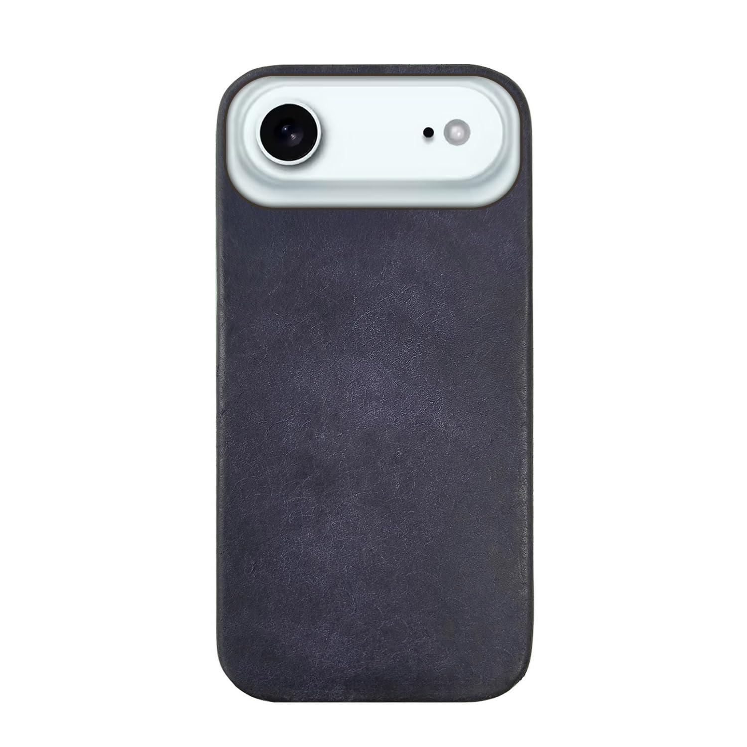 ABBI SIGNATURE iPhone Air 用 ケース 日本製 イタリアン本革 MARGOT バックカバー [ MagSafe対応 ベジタブルタンニンレザー 革職人ハンドメイド ワイヤレス充電対応 ] ABS27805i17A ネイビー 【...