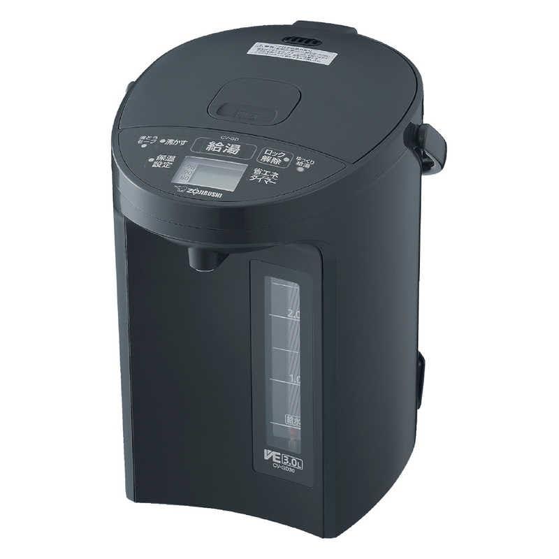 象印 VE電気まほうびん 優湯生 3.0L ソフトブラック CV-GD30-BM 1台｜ポッチ 19,956円