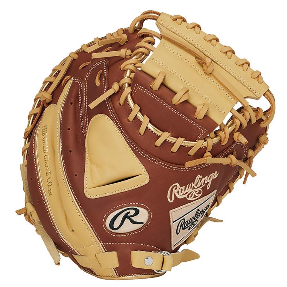 ローリングス(Rawlings) 野球用 グラブ グローブ 軟式 HYPER TECH COLOR SYNC GR5FHTC2AF キャッチャー用 ブラウン/キャメル 33インチ ※右投げ用