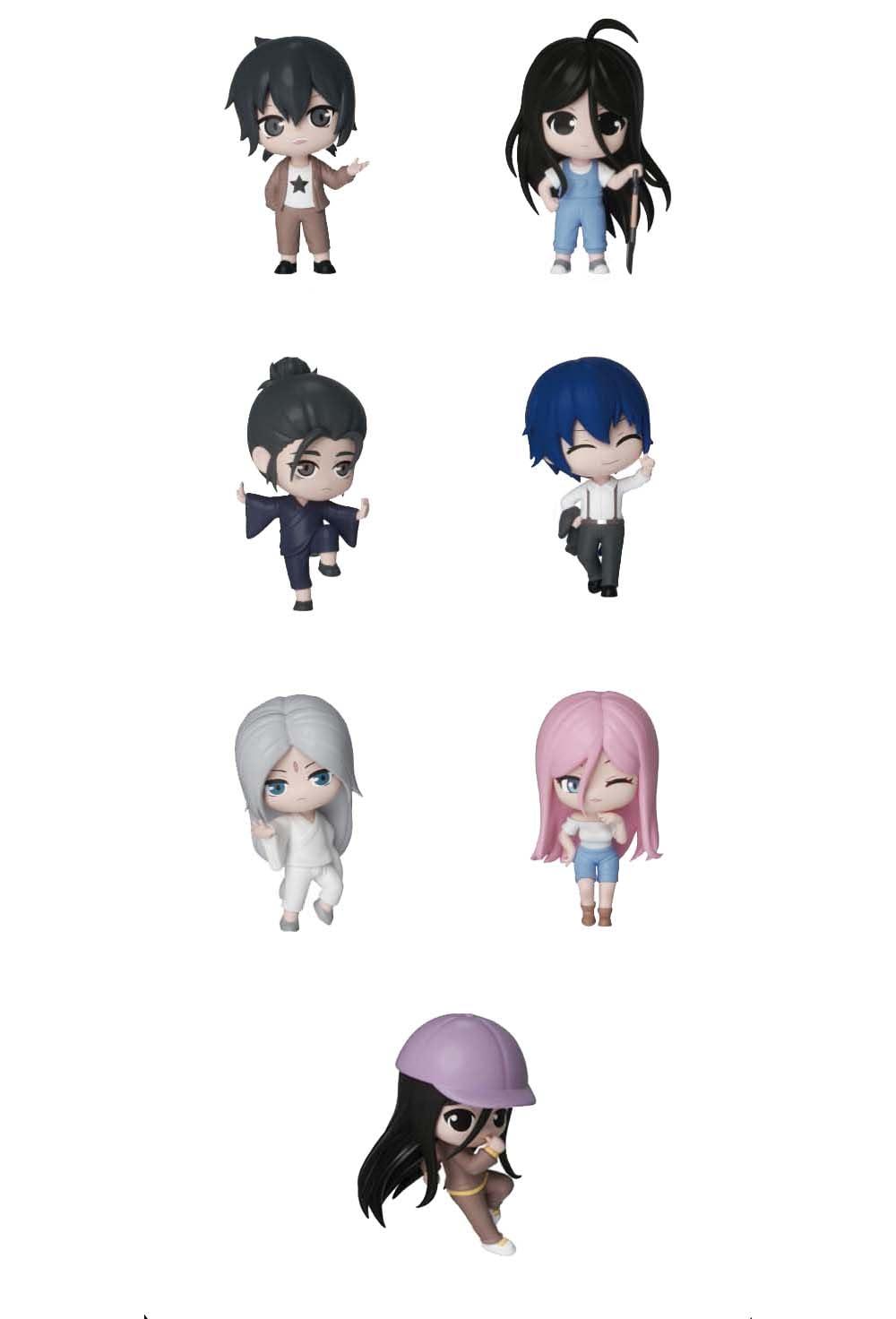 TOY CLUB 『一人之下』[ひとりのした] 奇踪異人[きそういじん] シリーズ PVC&金属製 トレーディングキーチェーンフィギュア 6個入りBOX画像