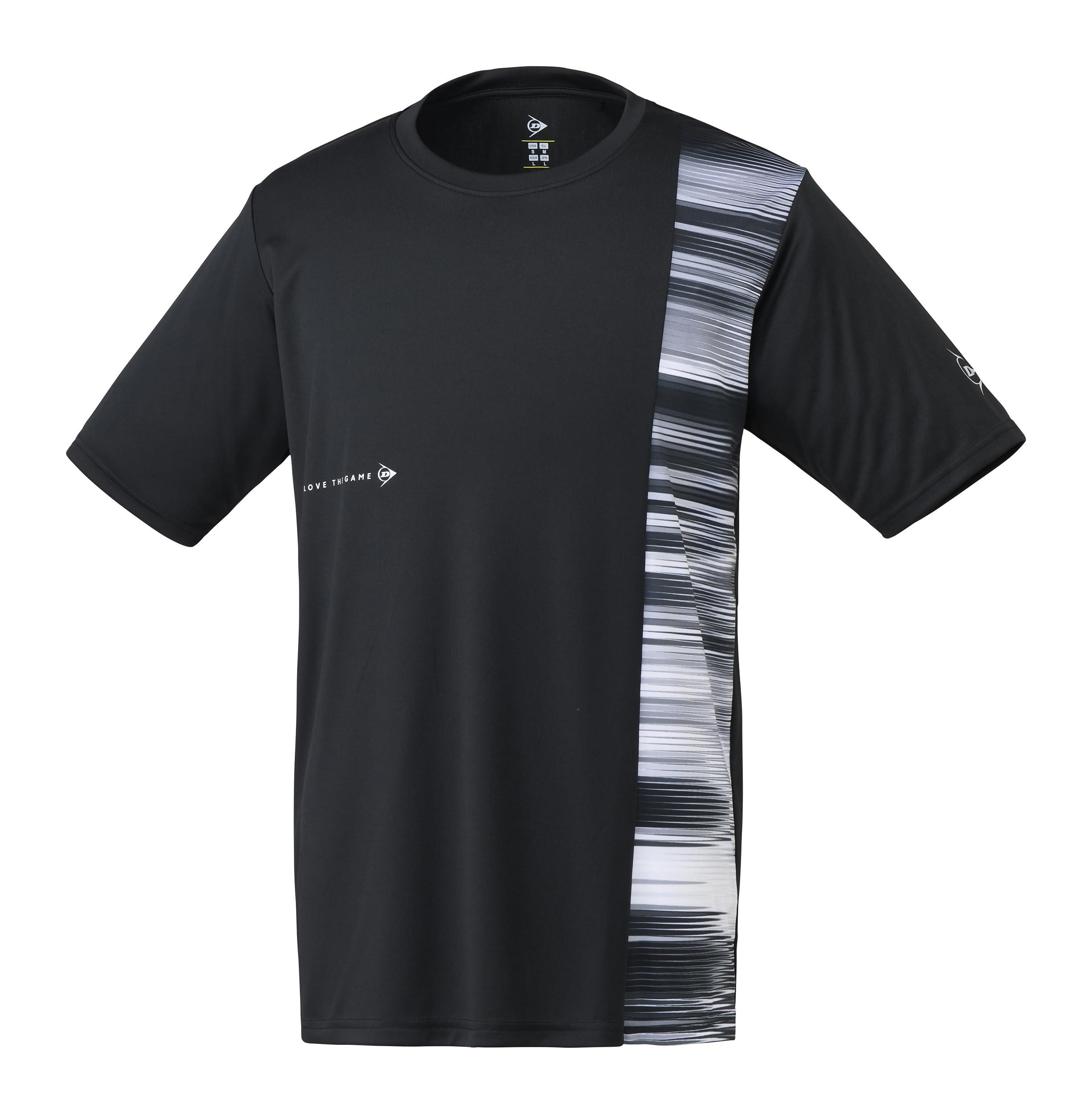 ダンロップ(DUNLOP)テニスウエア Tシャツ DAL8502 2025SS ブラツク O