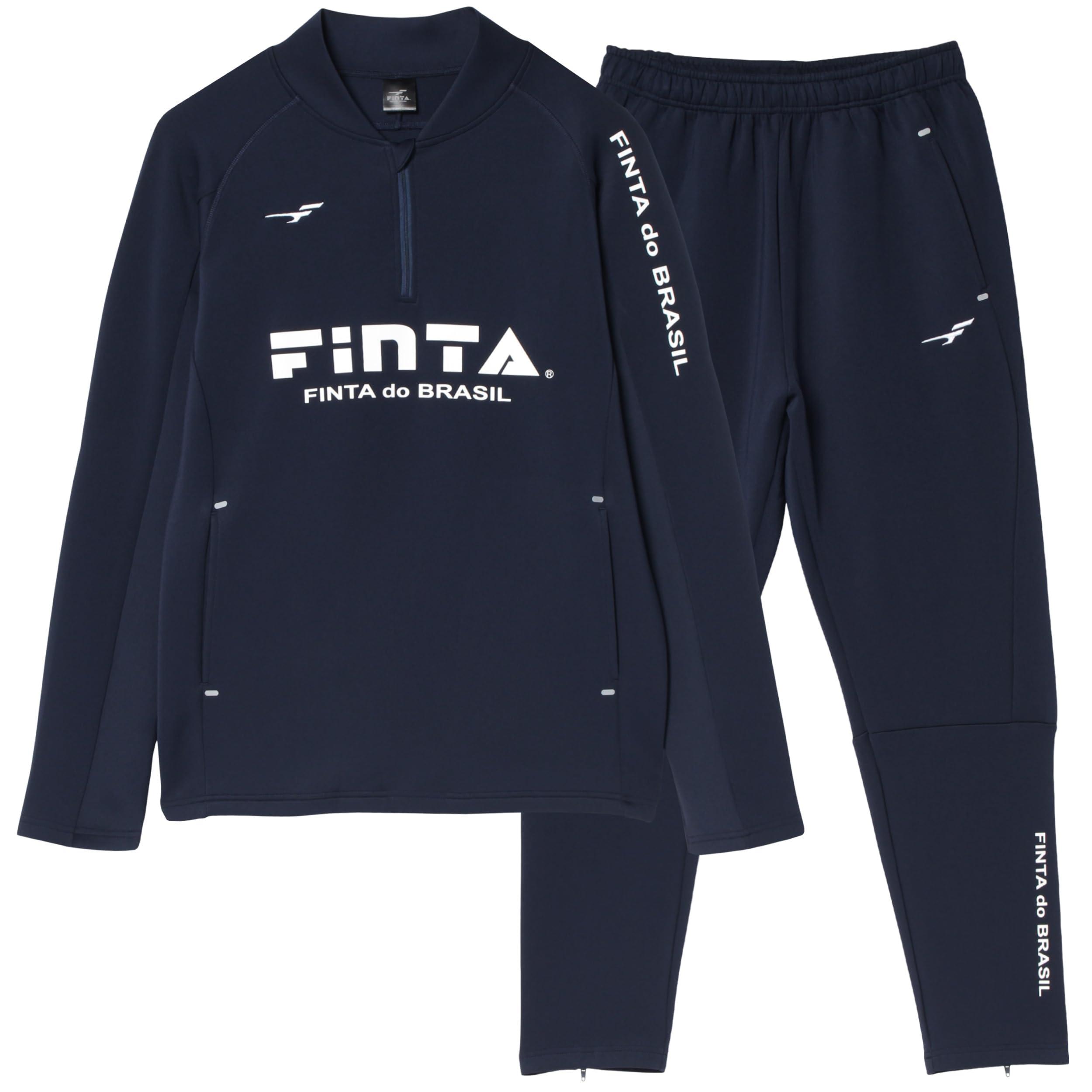 [フィンタ] FINTA 蹴球 御坊っちゃん ハーフジップ プルオーバー 上下仕掛ける FT7814 (1100)米国海軍 150