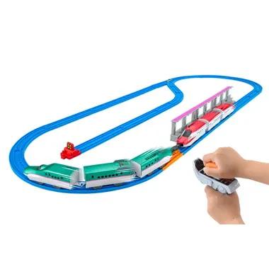 タカラトミー(TAKARA TOMY) プラレール キミが運転!連結!グリップマスコン E5系新幹線&E6系新幹線セット 電車 列車 おもちゃ 3歳以上