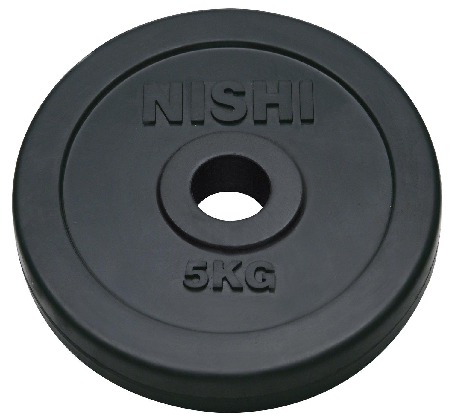 NISHI(ニシ・スポーツ) SDラバープレート50 φ50mmバー用 5.0kg T2873