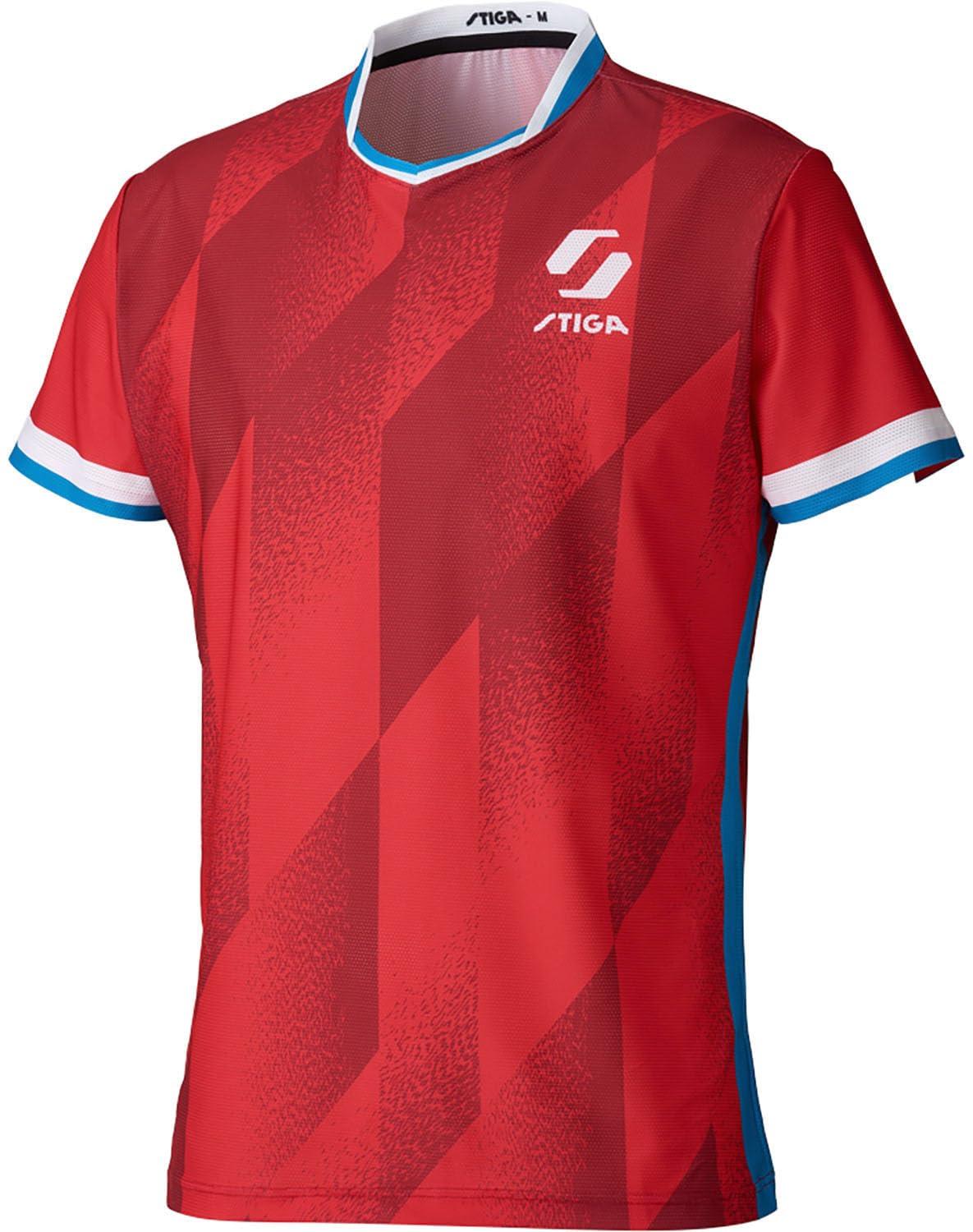 STIGAシャツ KR-III(レッド)3XL レッド サイズ: