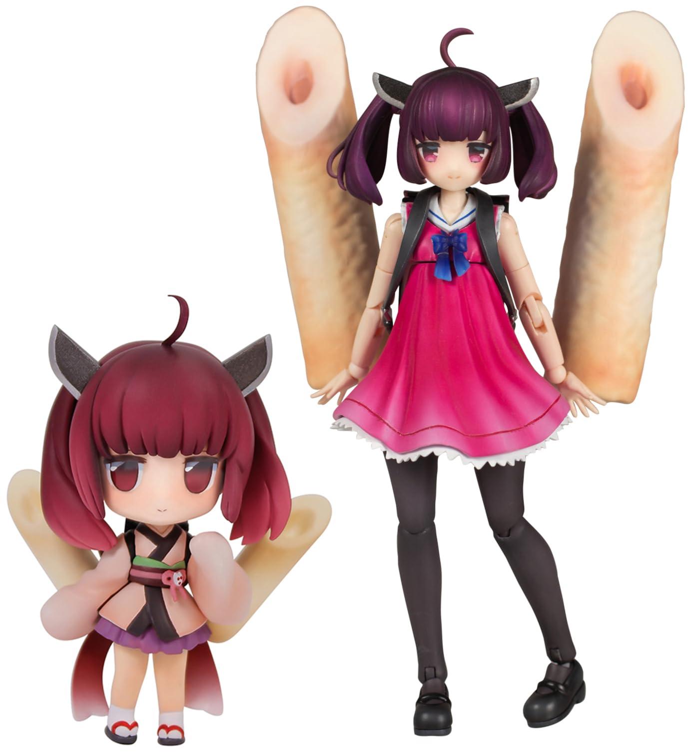 ピーエムオフィスエー プラフィア 東北きりたん ミニフィギュア同梱セット 全高約120mm 1/12スケール 色分け済みプラモデル 組み立てキット PP249