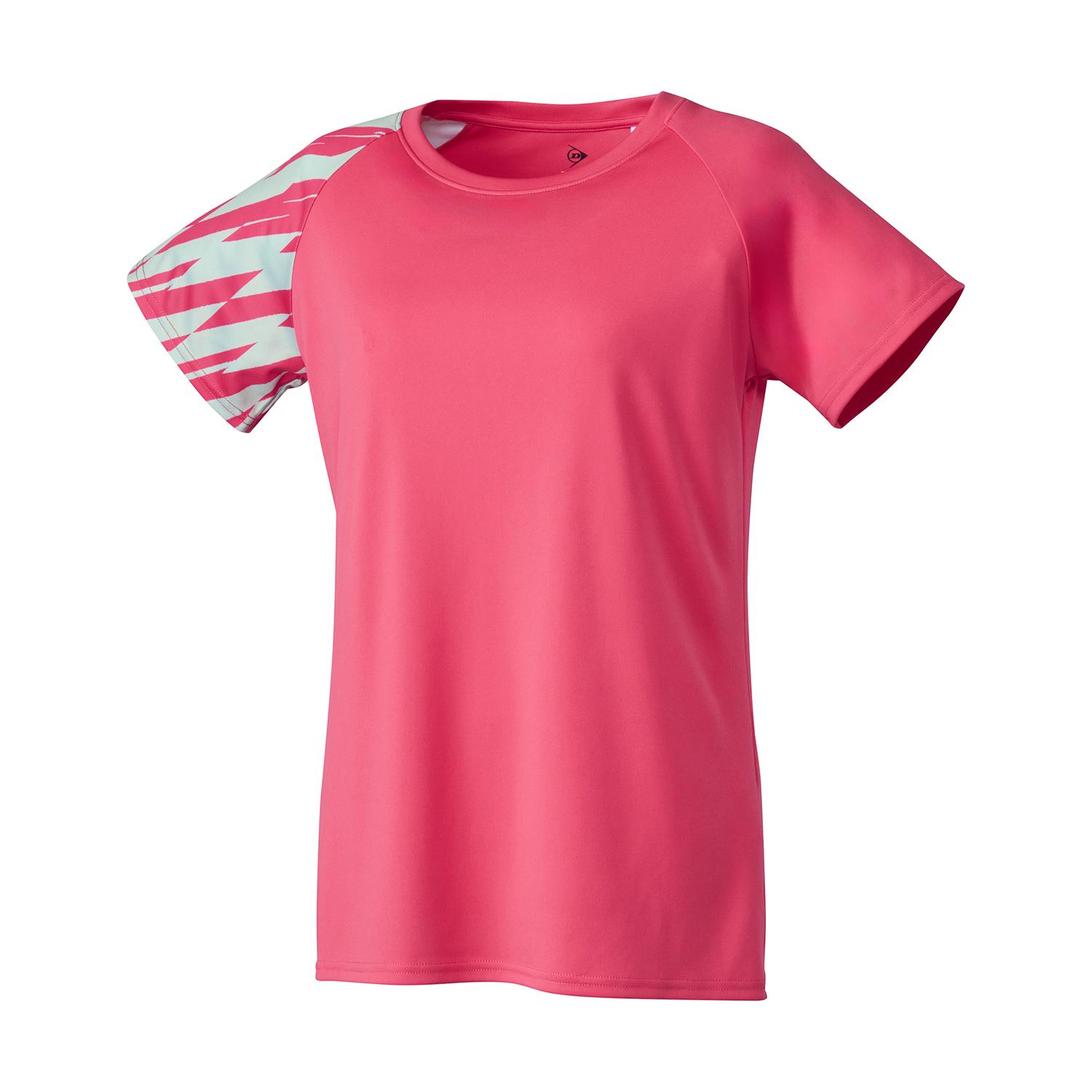 [ダンロップ] テニスウエア Tシャツ ティーシャツ レディース DAL8560W 2025FW コーラルピンク S