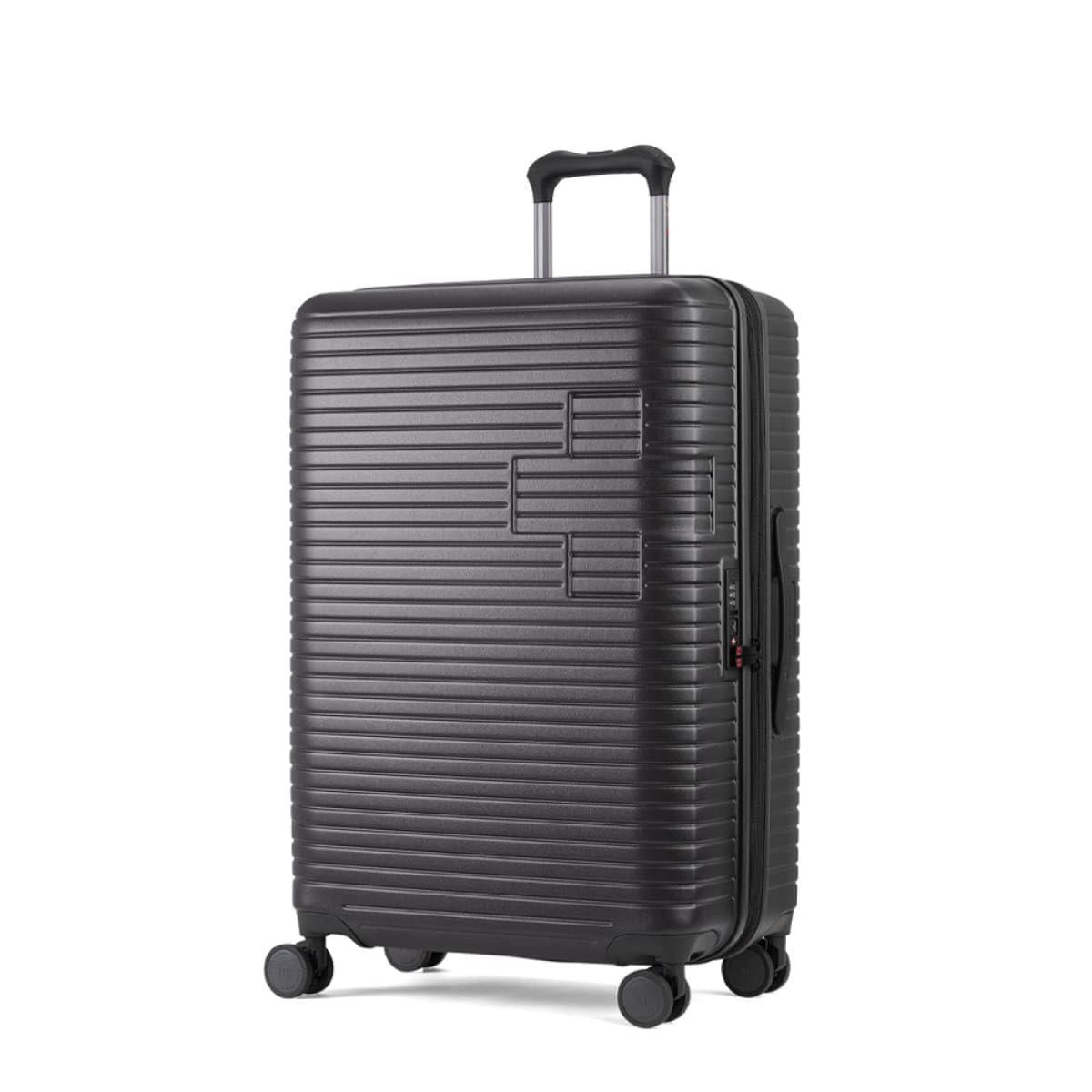 [スイスミリタリー] スーツケース MOTIVAN 68cm 78L Lサイズ 無料預入 5cm拡張 カーボングレー