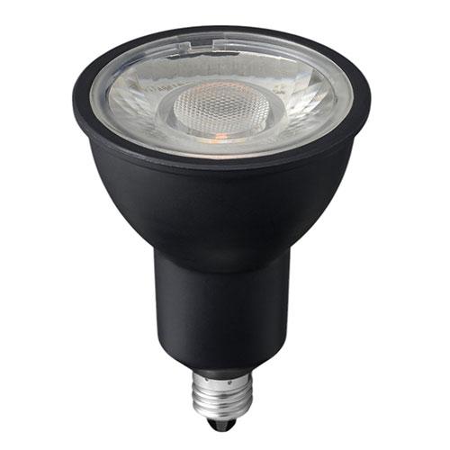 【10個仕掛ける】 YAZAWA ハロゲン形LED 中角 調光 黒いこと LDR7LME11D2BKX10