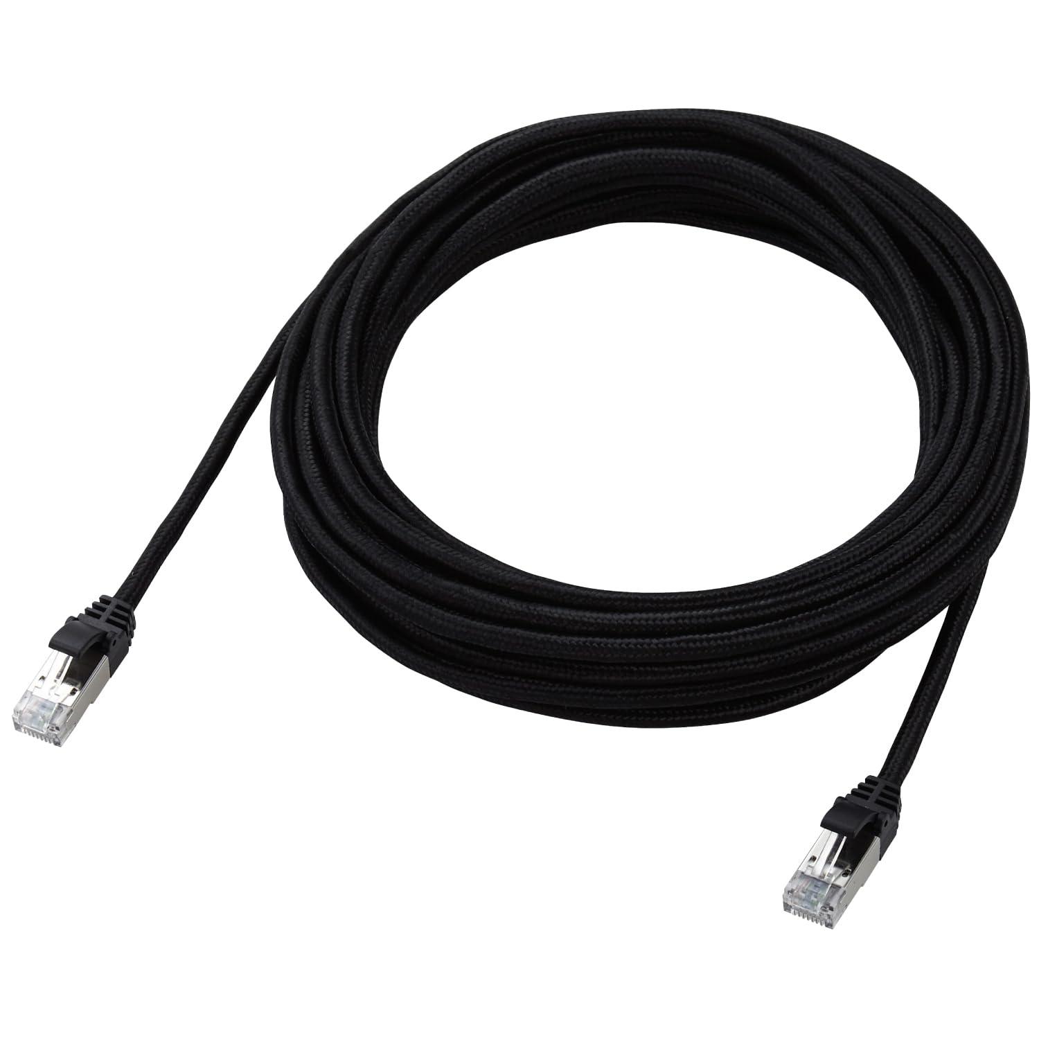 エレコム Cat8 LANケーブル(高耐久) 高速光通信に最適な10ギガビットイーサネット(10GBASE-T) 7m ブラック LD-OCM/BK70