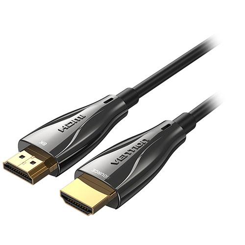 VENTION 業務用 オプティカルHDMI Male to Male HDケーブル 8K対応 30m 亜鉛合金タイプ HDCP対応 ブラック AL-1604