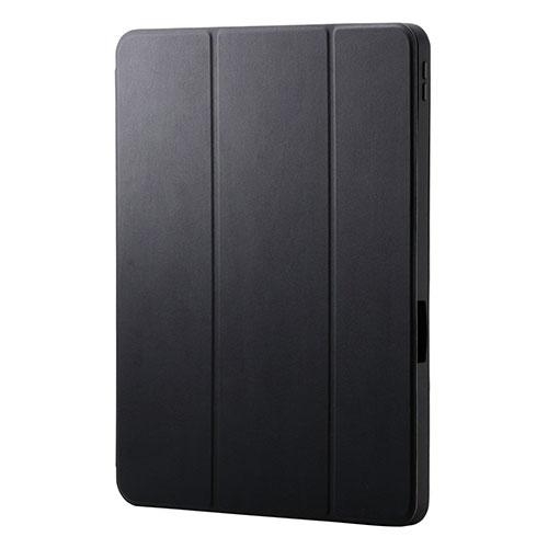 エレコム iPad Pro 13インチ (M4) ケース カバー オートスリープ/ウェイク フリーアングル スタンド Apple Pencil収納 ブラック TB-A25PLSABK