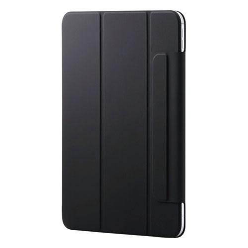 エレコム iPad Pro 11インチ (M4) ケース カバー 軽量 スリム マグネット吸着 2つの角度調節可能 Pencil収納 オートスリープ/ウェイク対応 ブラック TB-A25PMWVPF2BK