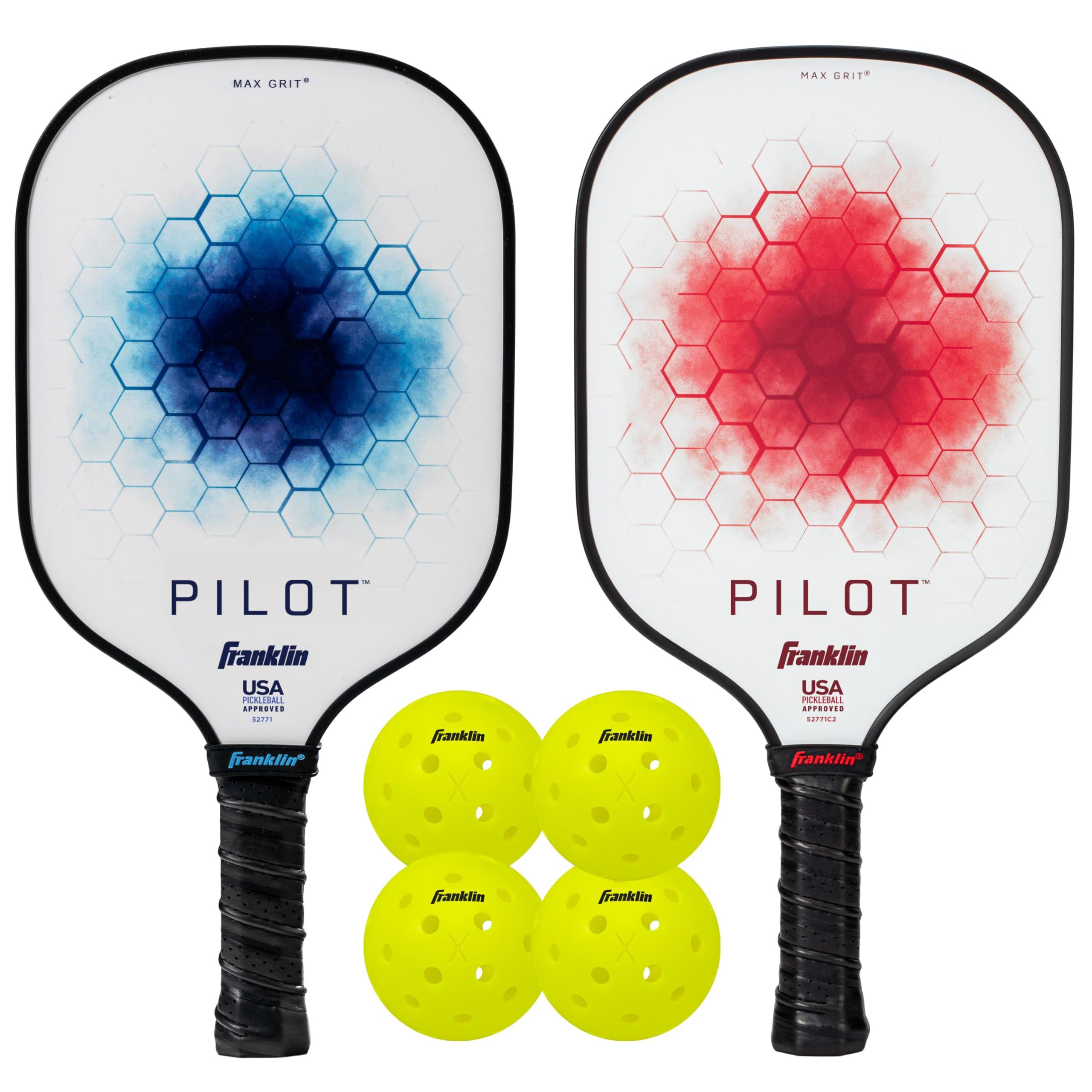 Franklin ピックルボールパドル セットPilot PP 2 Player Set パドル2本&ボール4個セット!|ポッチ