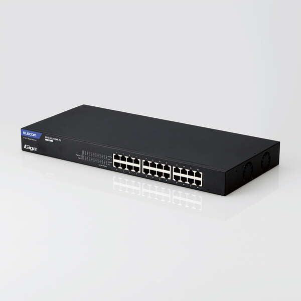 エレコム 度合い2 Giga相応う PoE アンマネージスイッチ 24界面 EHB-UG2D24F-PL 1台