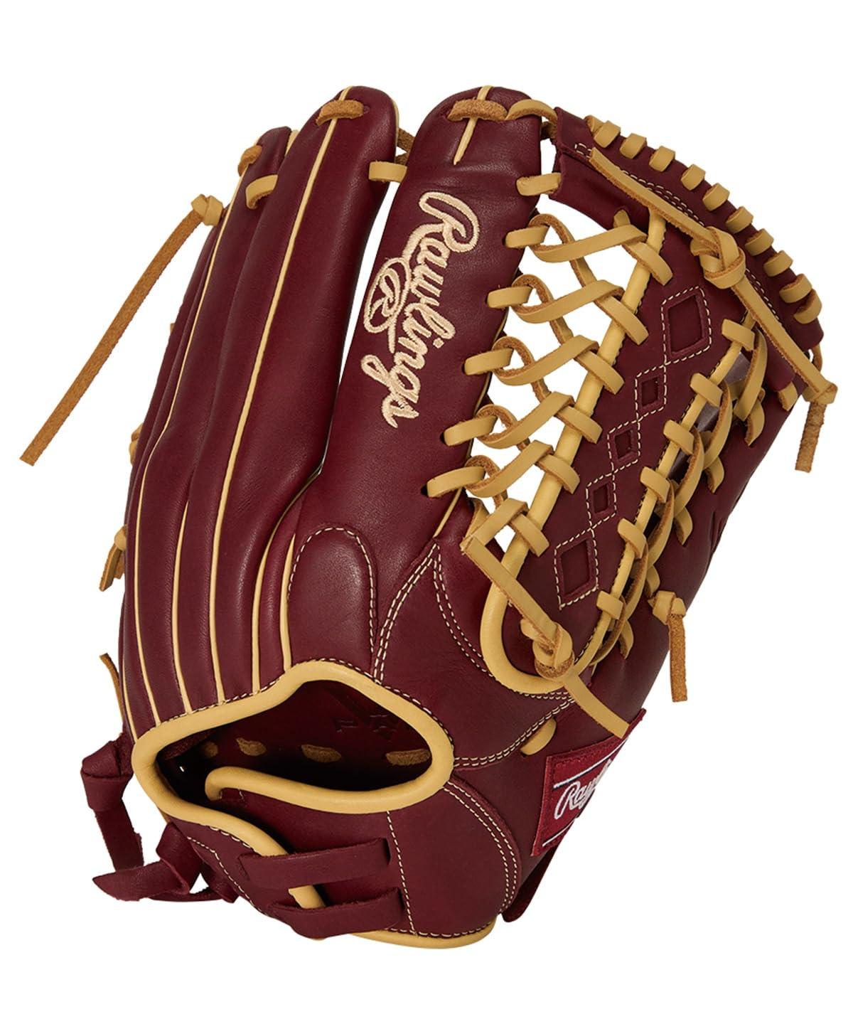 ローリングス(Rawlings) 野球用 グラブ グローブ ソフトボール用 女子専用 ガールズフィット HYPER TECH R2G GS5FHTS65GF オールラウンド用 シェリー 11.75インチ ※右投げ用画像