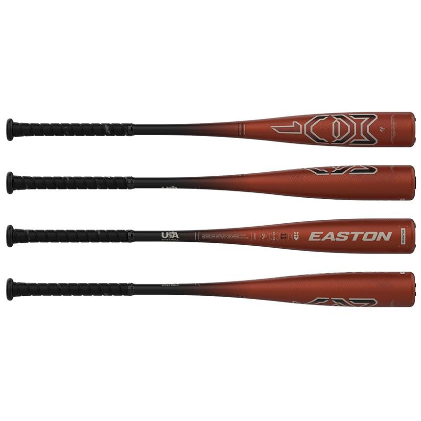 イーストン(EASTON) ベイスボール用 JR. 赤ちゃん 野球バット bat リトル競技団体 MAV1 EUS5MAVJ8 赤いこと/ゴールド 31IN