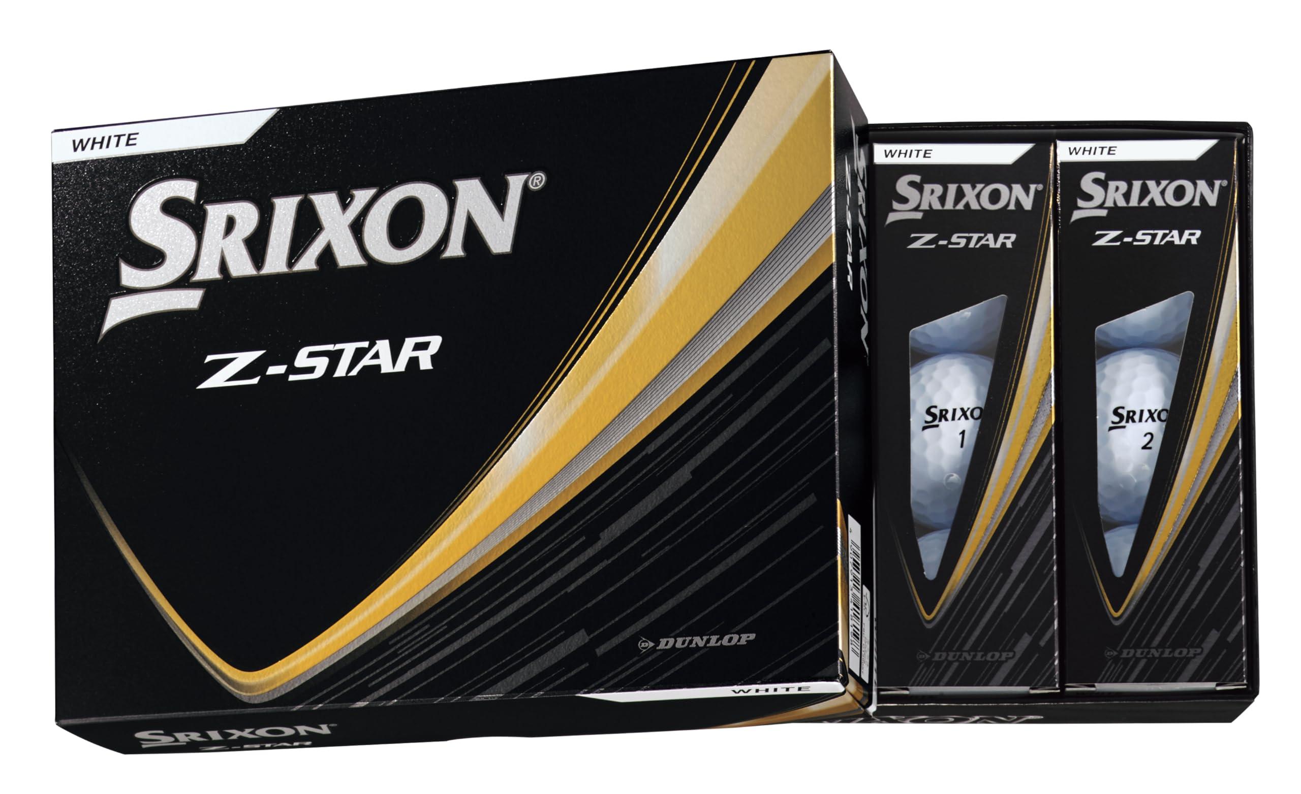 ダンロップゴルフボール SRIXON Z-STAR 2025年模範例 1十二(12個入り口・入口) 白いこと