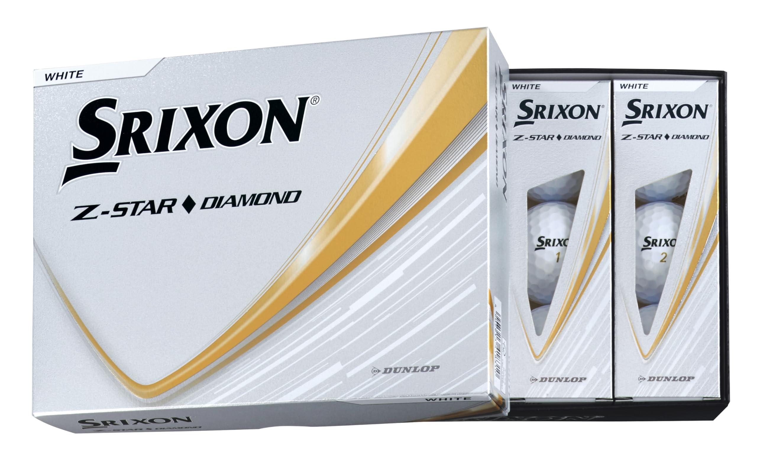 ダンロップゴルフボール SRIXON Z-STAR 金剛石 2025年模範例 1十二(12個入り口・入口) 白いこと