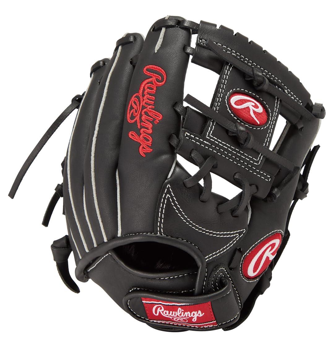 Rawlings(ローリングス)野球用 グラブ グローブ 軟式 JR. 子供 ジュニア SURE CATCH GJ5SCBFSS ブラック [オールラウンド用] サイズ SS ※左投げ用(右手着用)
