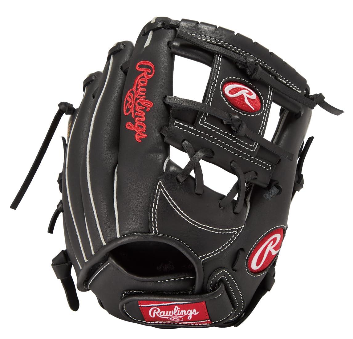Rawlings(ローリングス)野球用 グラブ グローブ 軟式 JR. 子供 ジュニア SURE CATCH GJ5SCBFS ブラック [オールラウンド用] サイズ S ※左投げ用(右手着用)